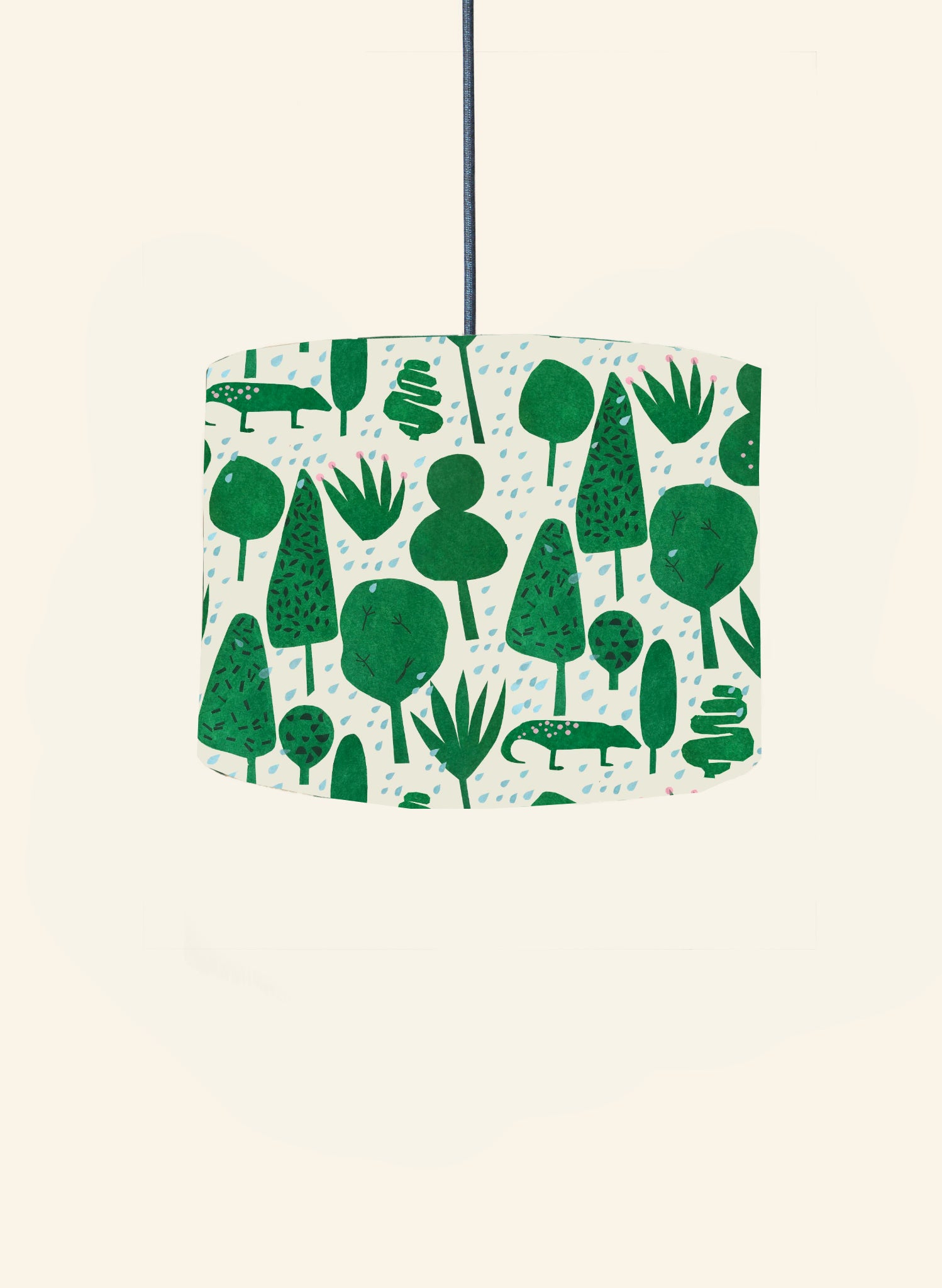 Drum Lampshade - Topiary