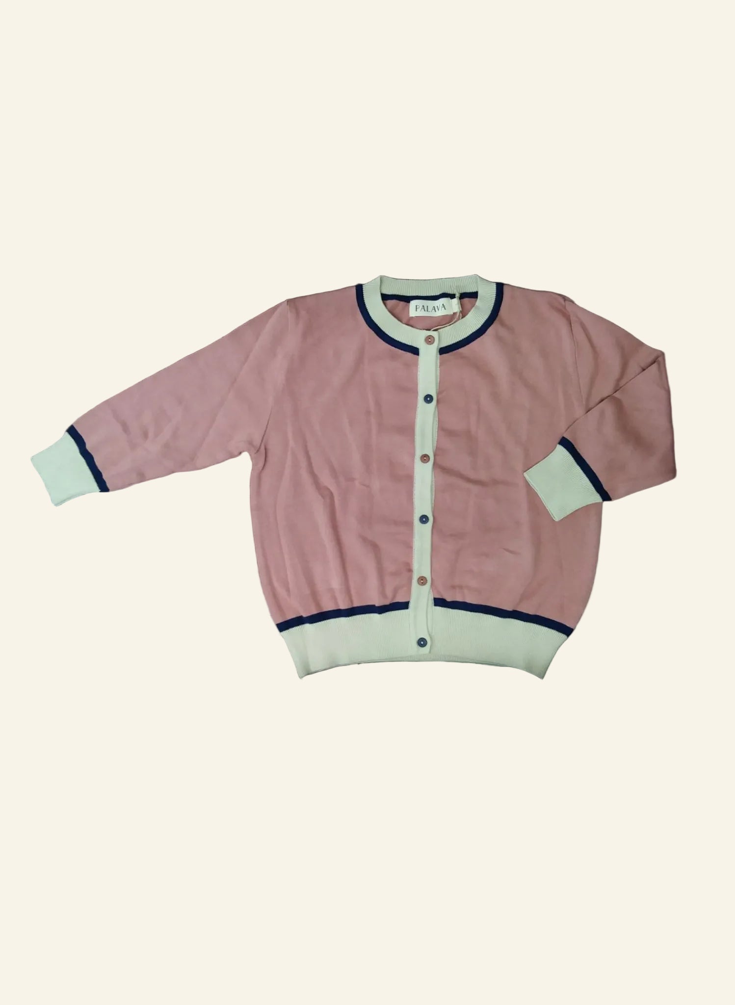 Archive Sale - Size S - Vera Cardigan - Dusky Pink Bus