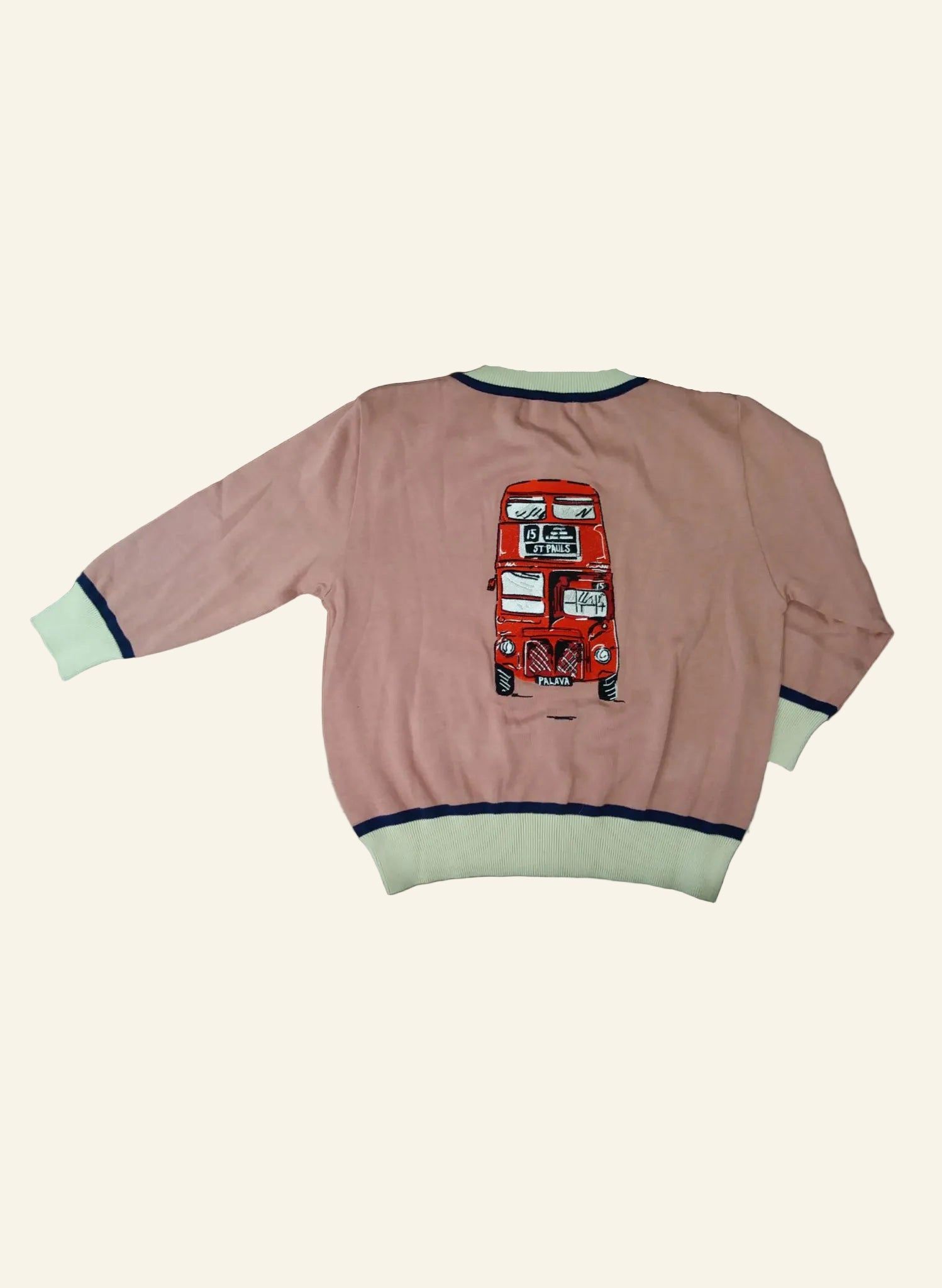 Archive Sale - Size S - Vera Cardigan - Dusky Pink Bus