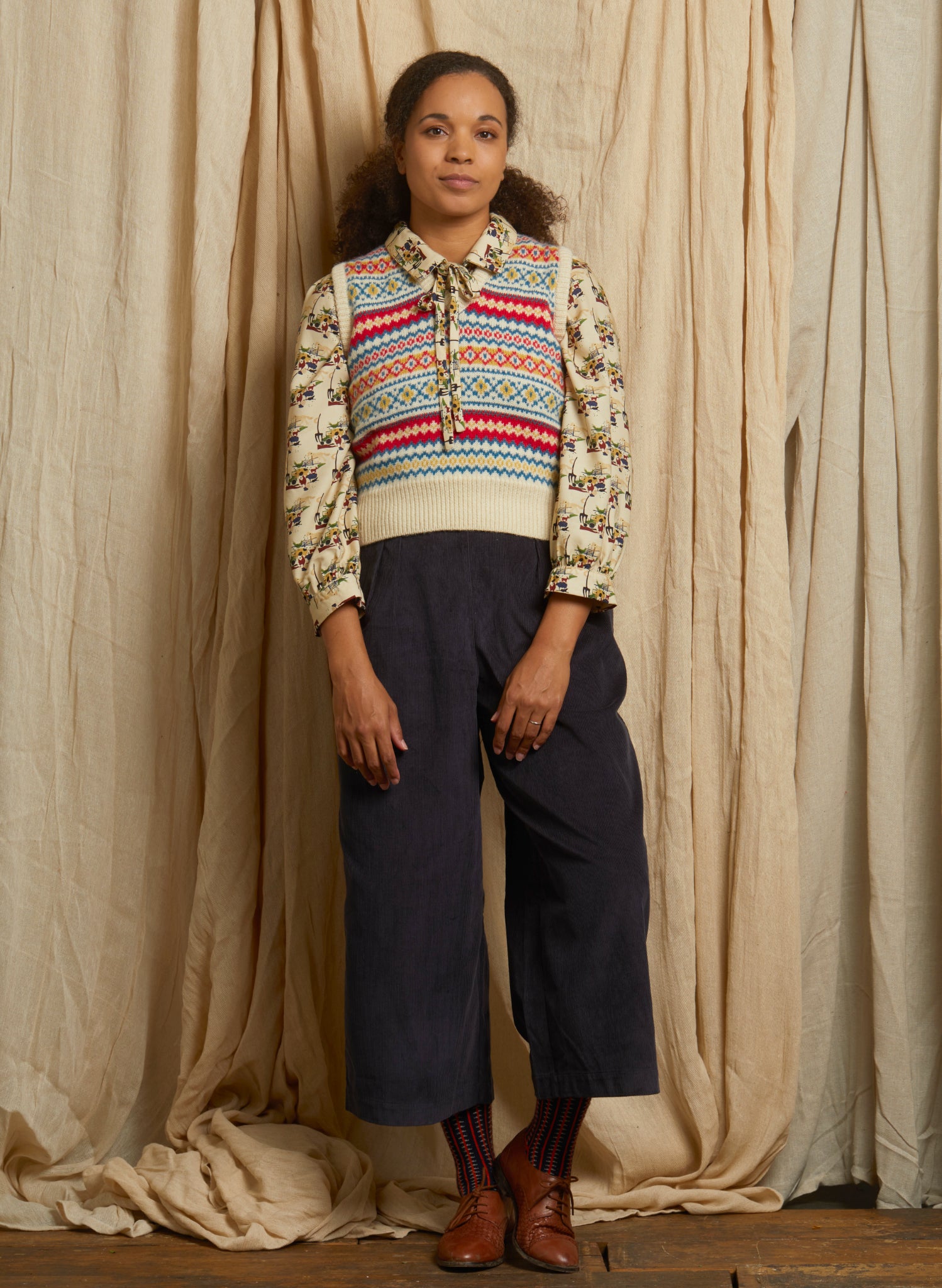 Heritage - Valerie Cream Tank Top