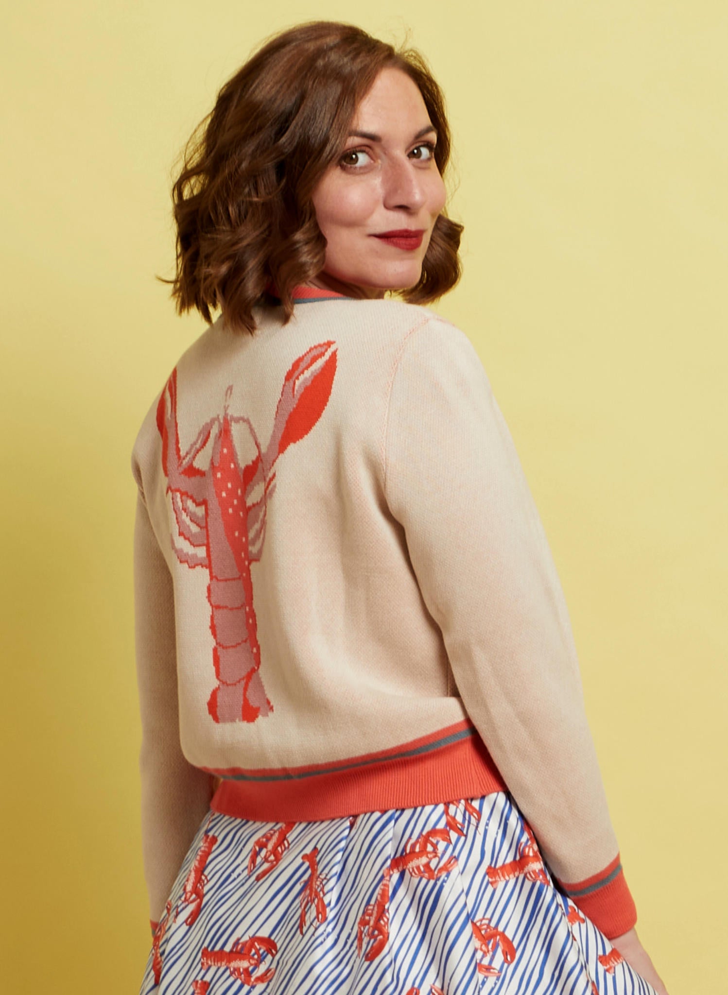 Lobster cardigan clearance