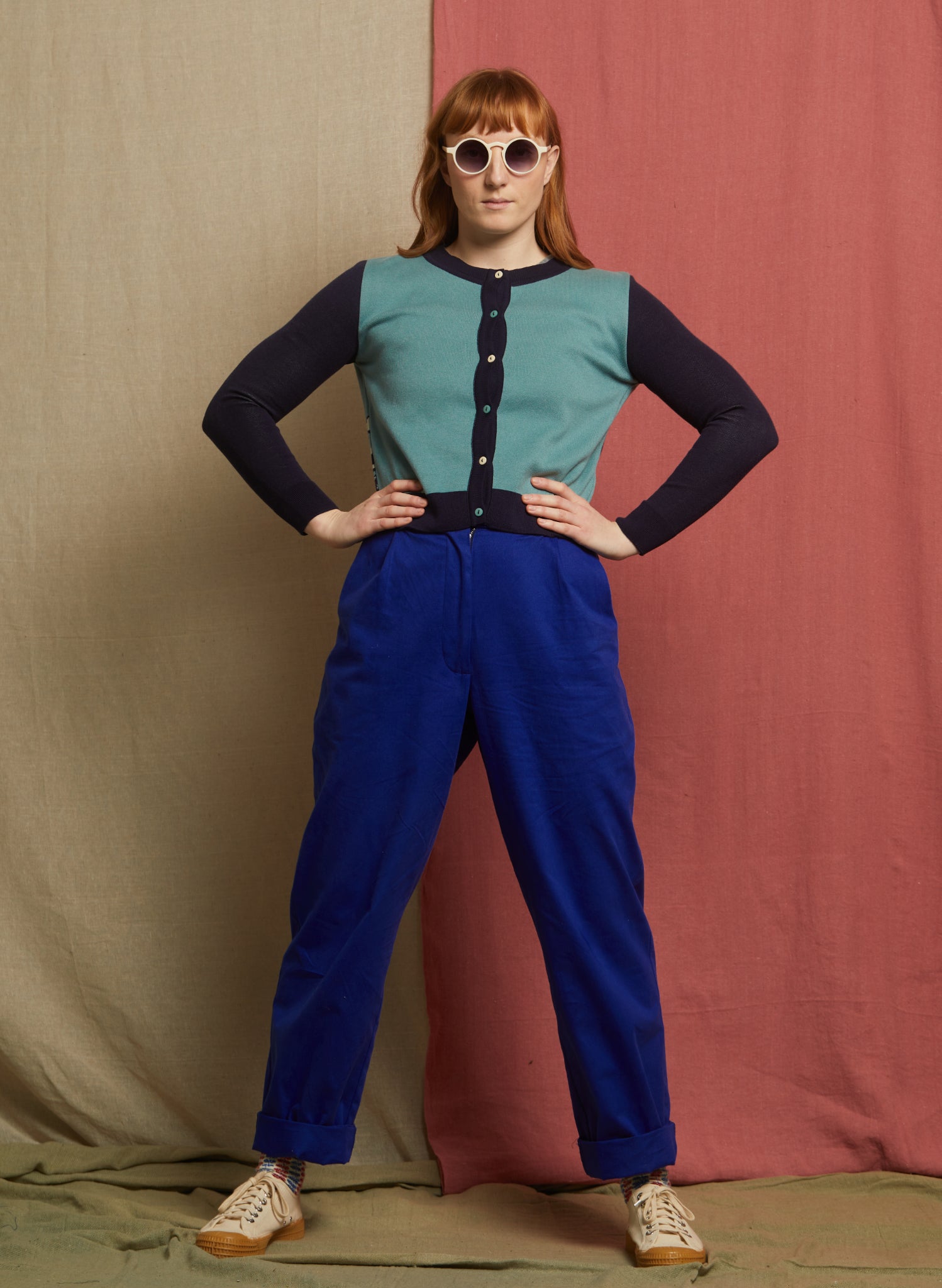 Vera Cardigan - Teal Shark