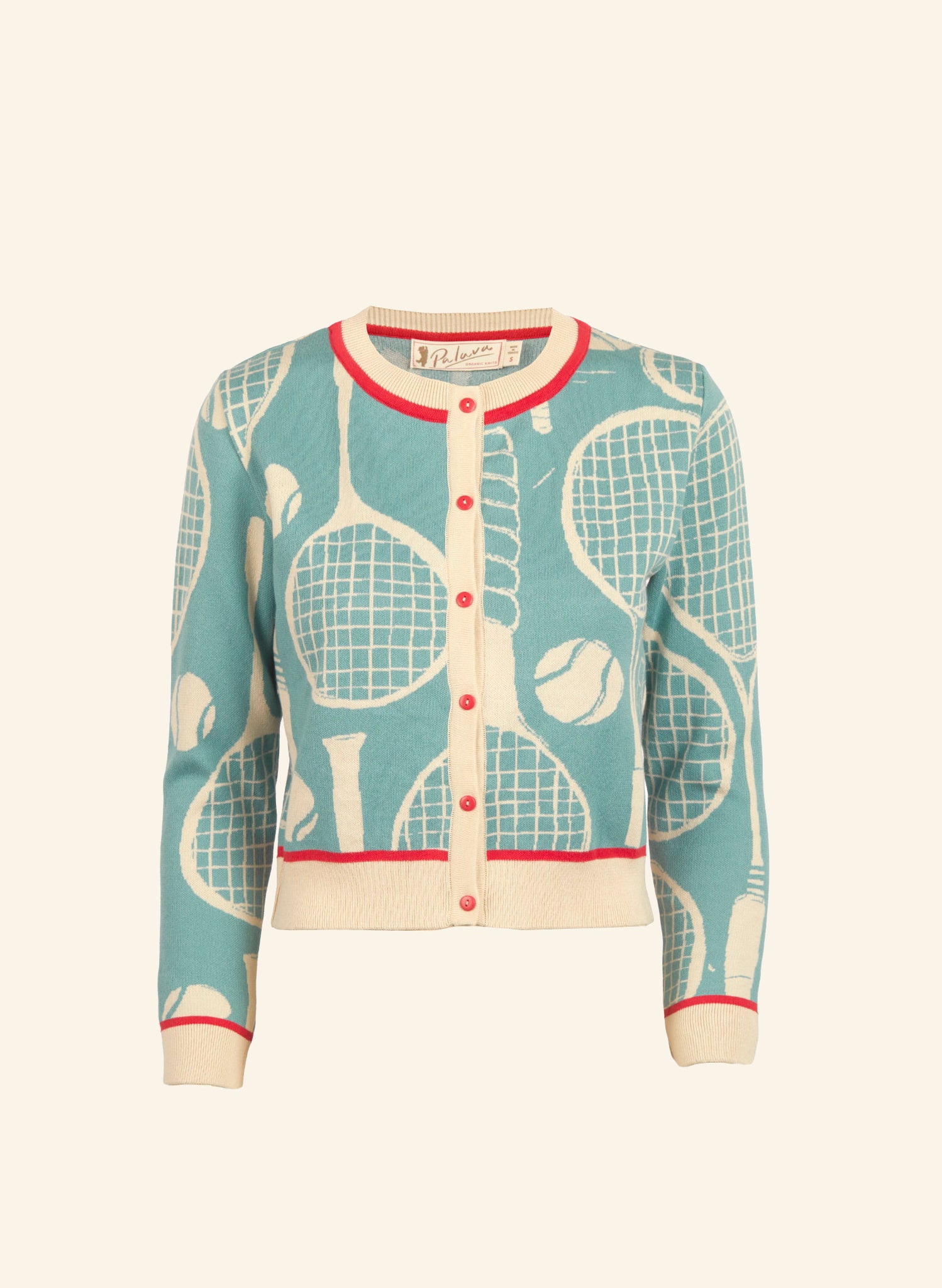 Vera - Blue Tennis Cardigan