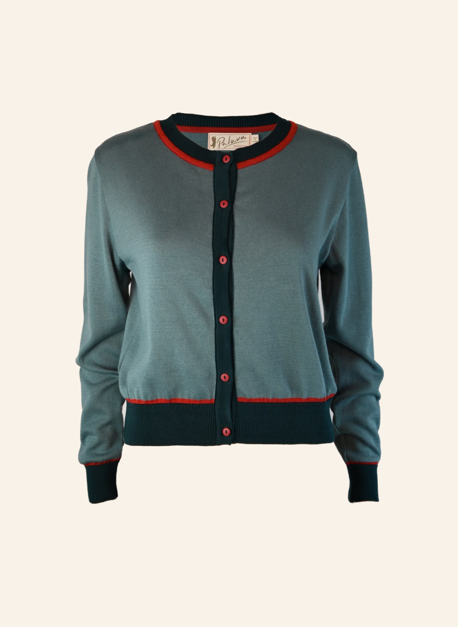 Vera - Mineral Blue Hedgerow Cardigan