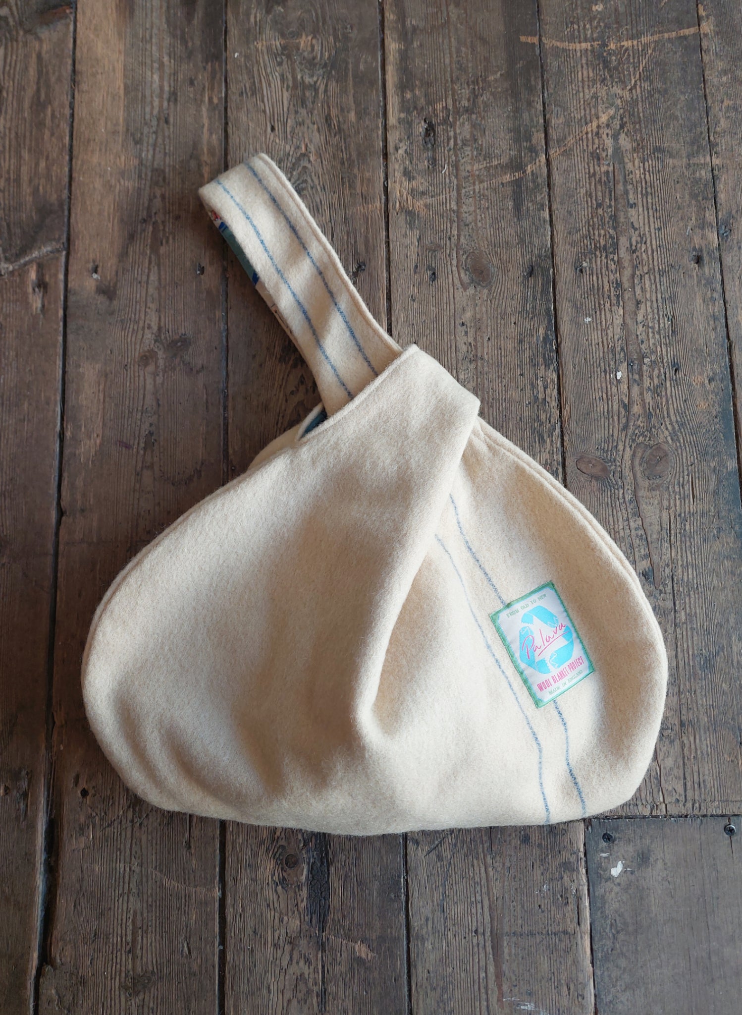 Knot Bag - Wool with Ships Ahoy Lining