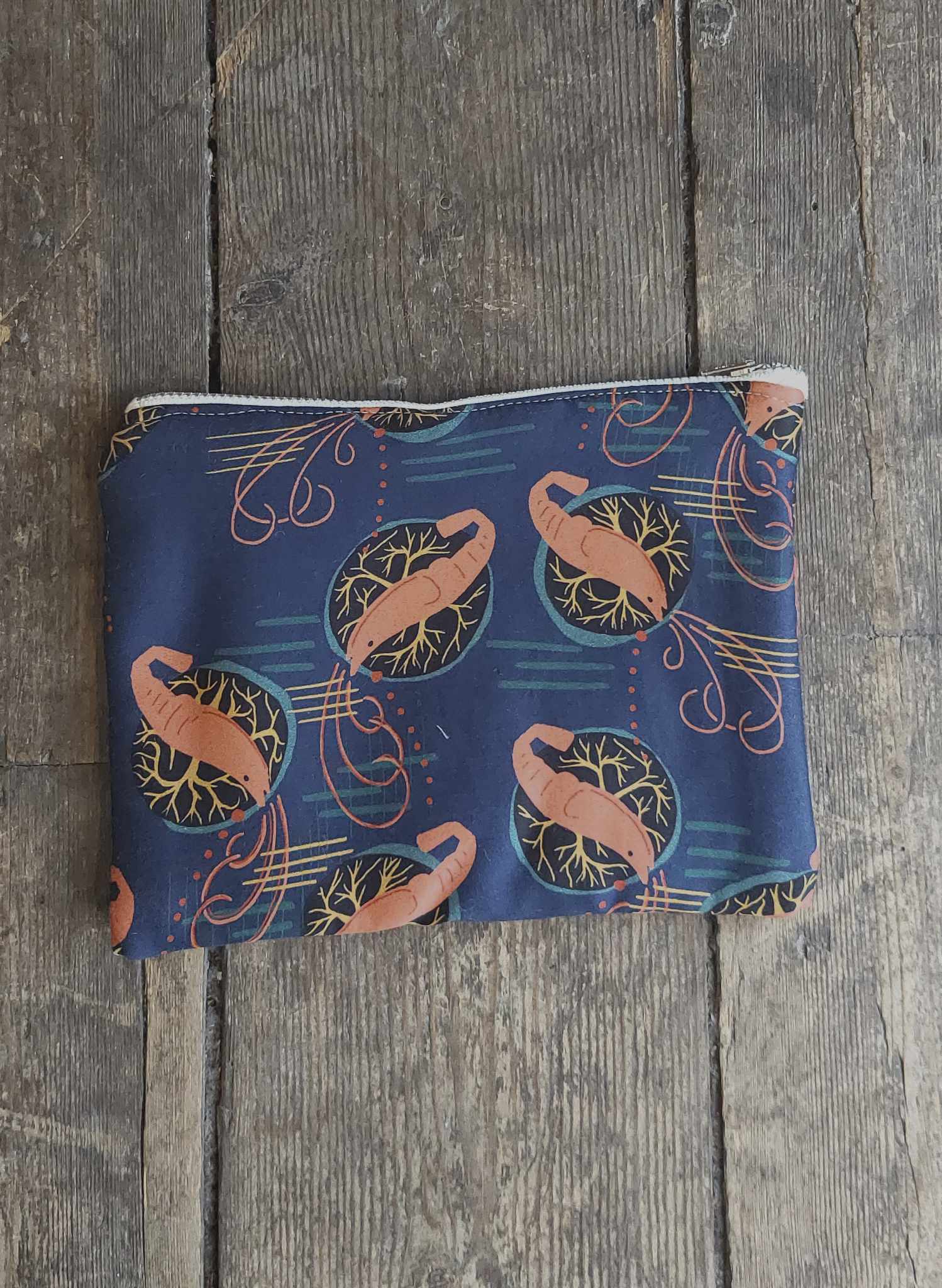 Zip Pouch- Small - Prawn Cocktail
