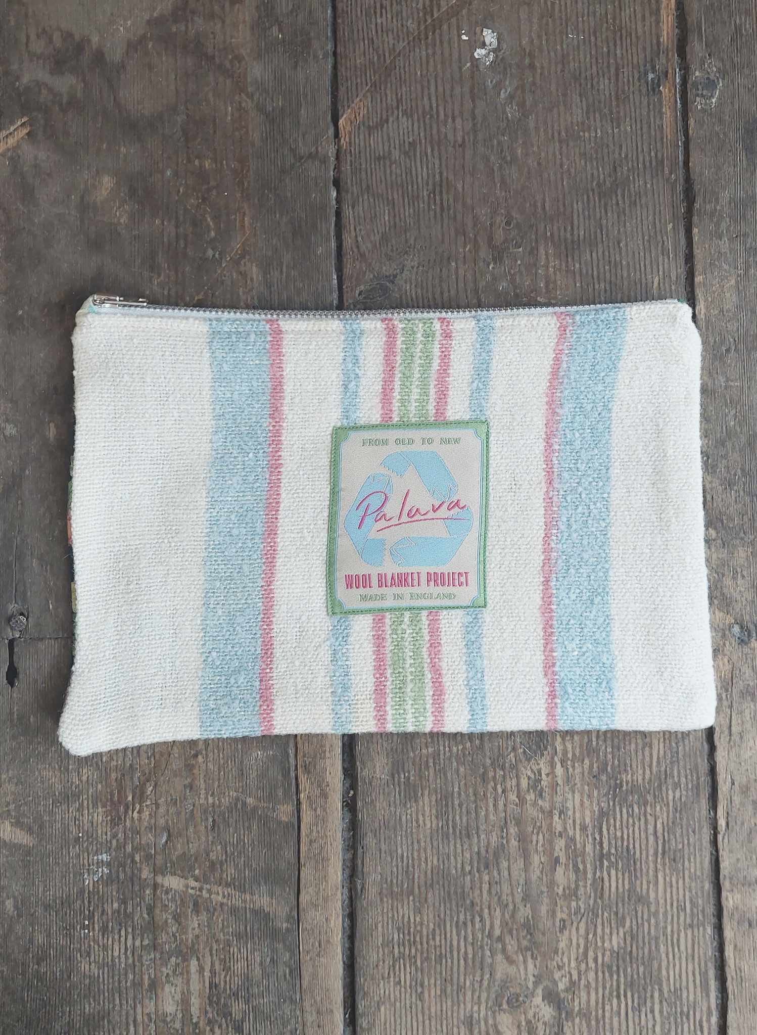 Zip Pouch - Medium - Dark Green Botanical Gardens