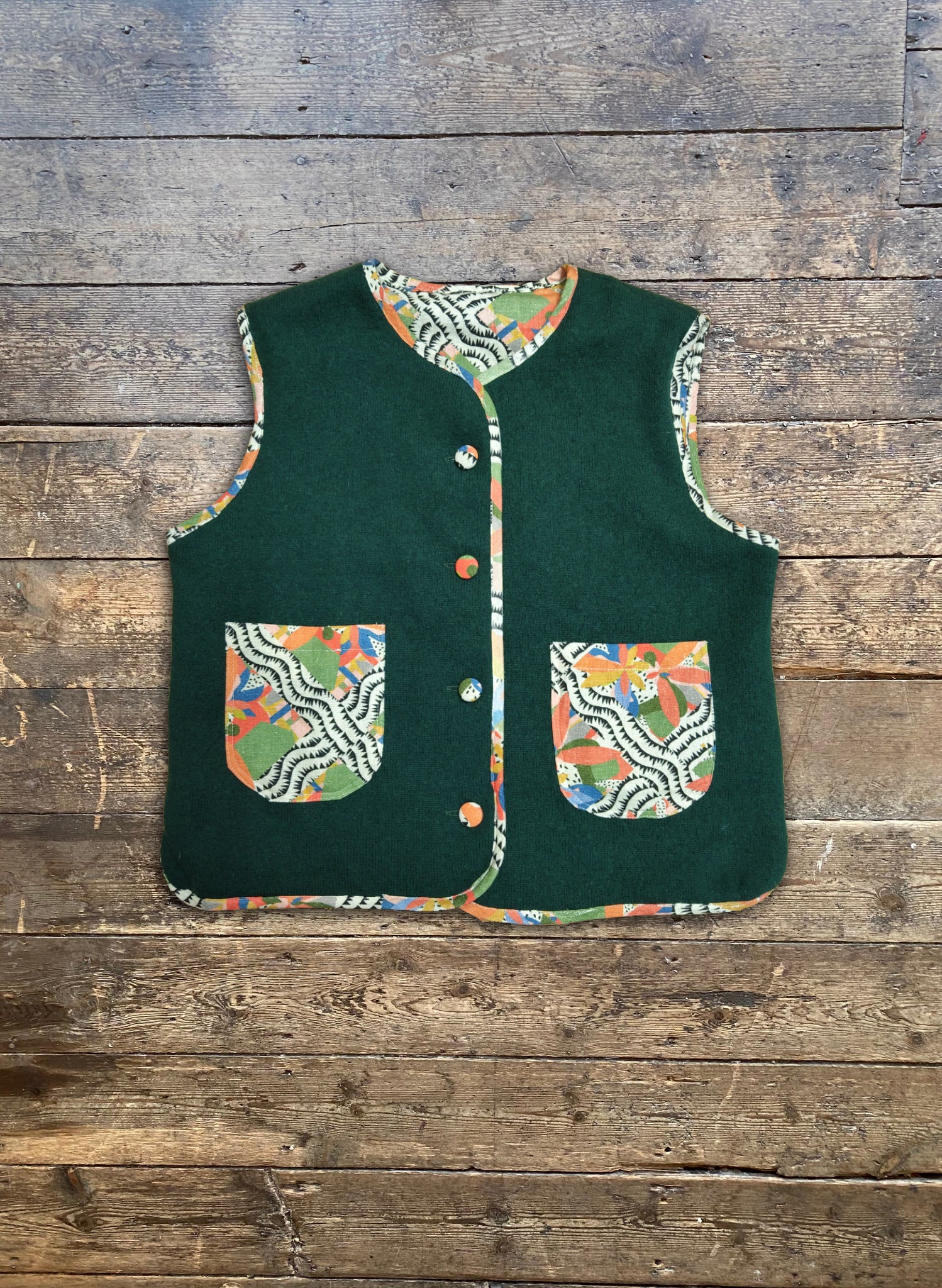Gilet / Waistcoat - Wool Blanket Project - No.26