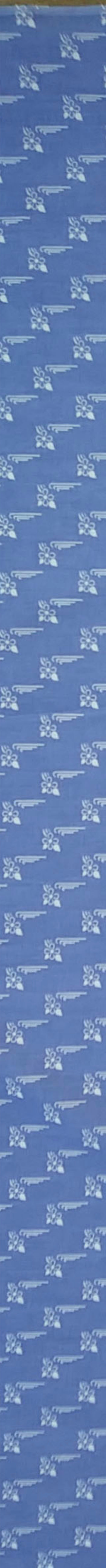 Remnant - 52x152cm - Blue Walking Sticks - Cotton