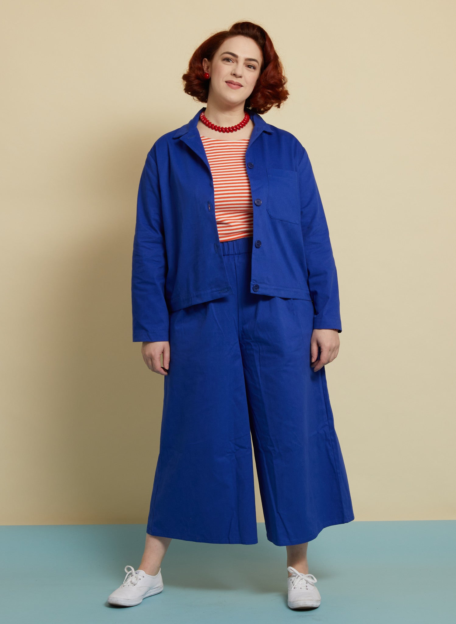 Blue Workwear Jacket | 100% Organic Cotton | Made in London