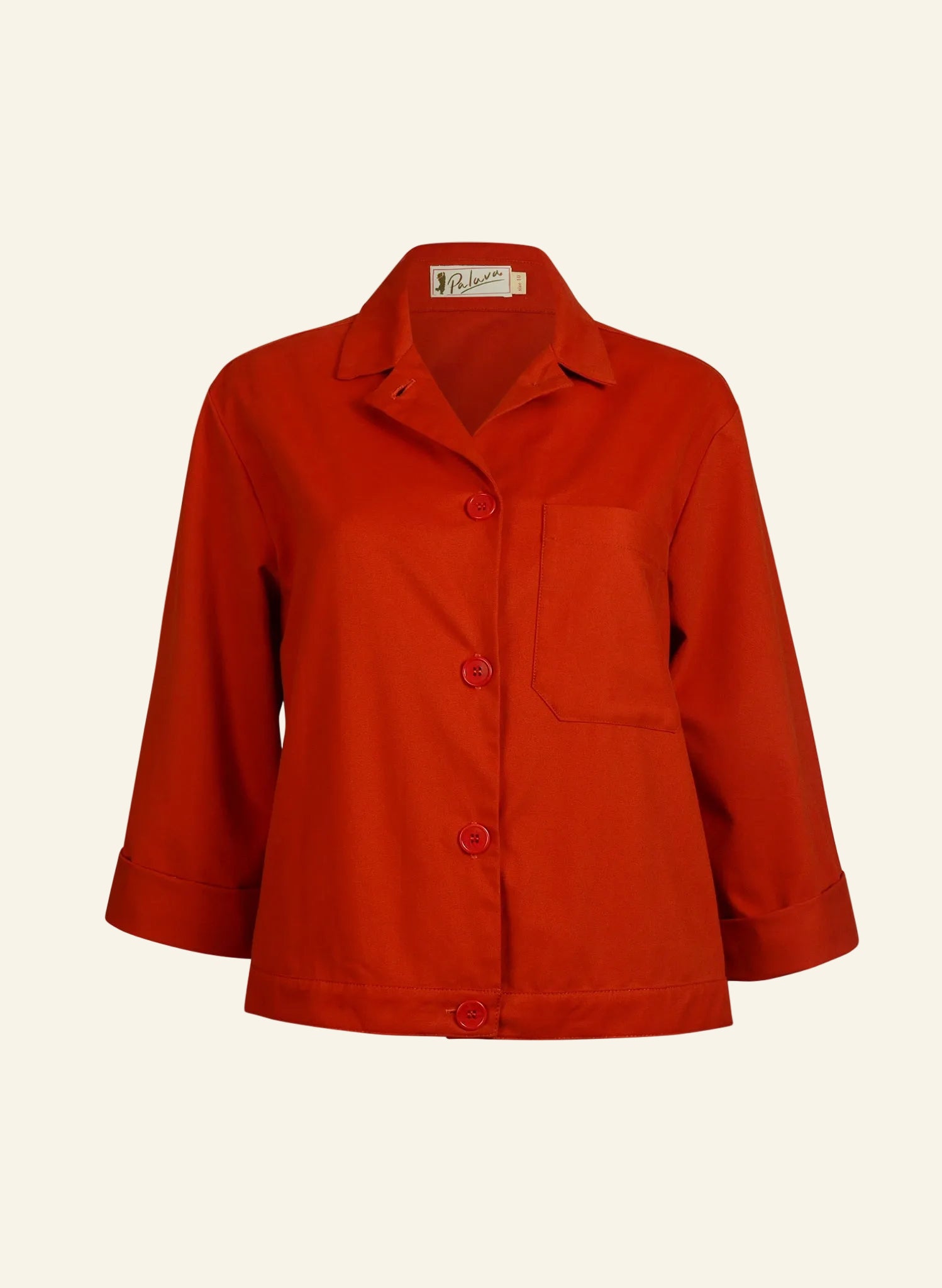 Archive Sale - Size 10 - Walter Workwear Jacket - Red Cotton