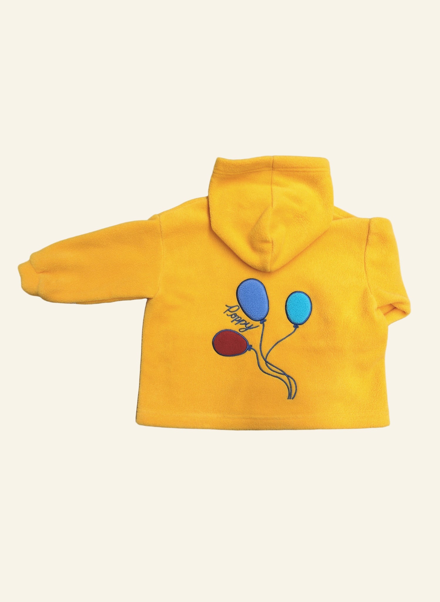 Children's Hooded Balloon Jacket - Yellow
