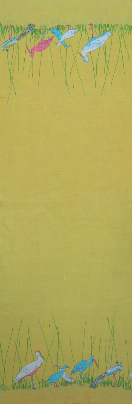 Remnant - 70x156cm - Yellow Beauty Pageant - Linen