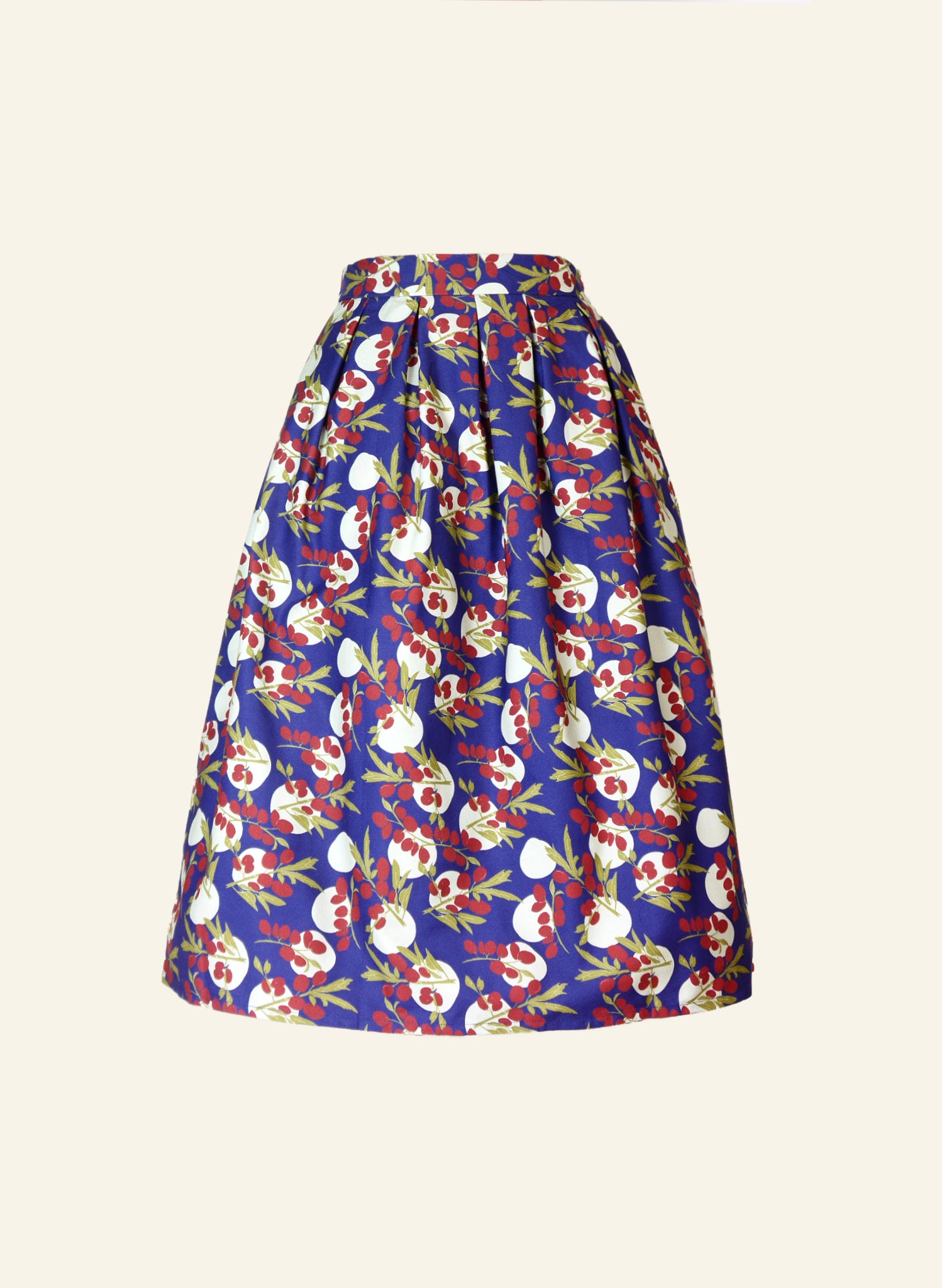 Ada - Navy Damson Skirt