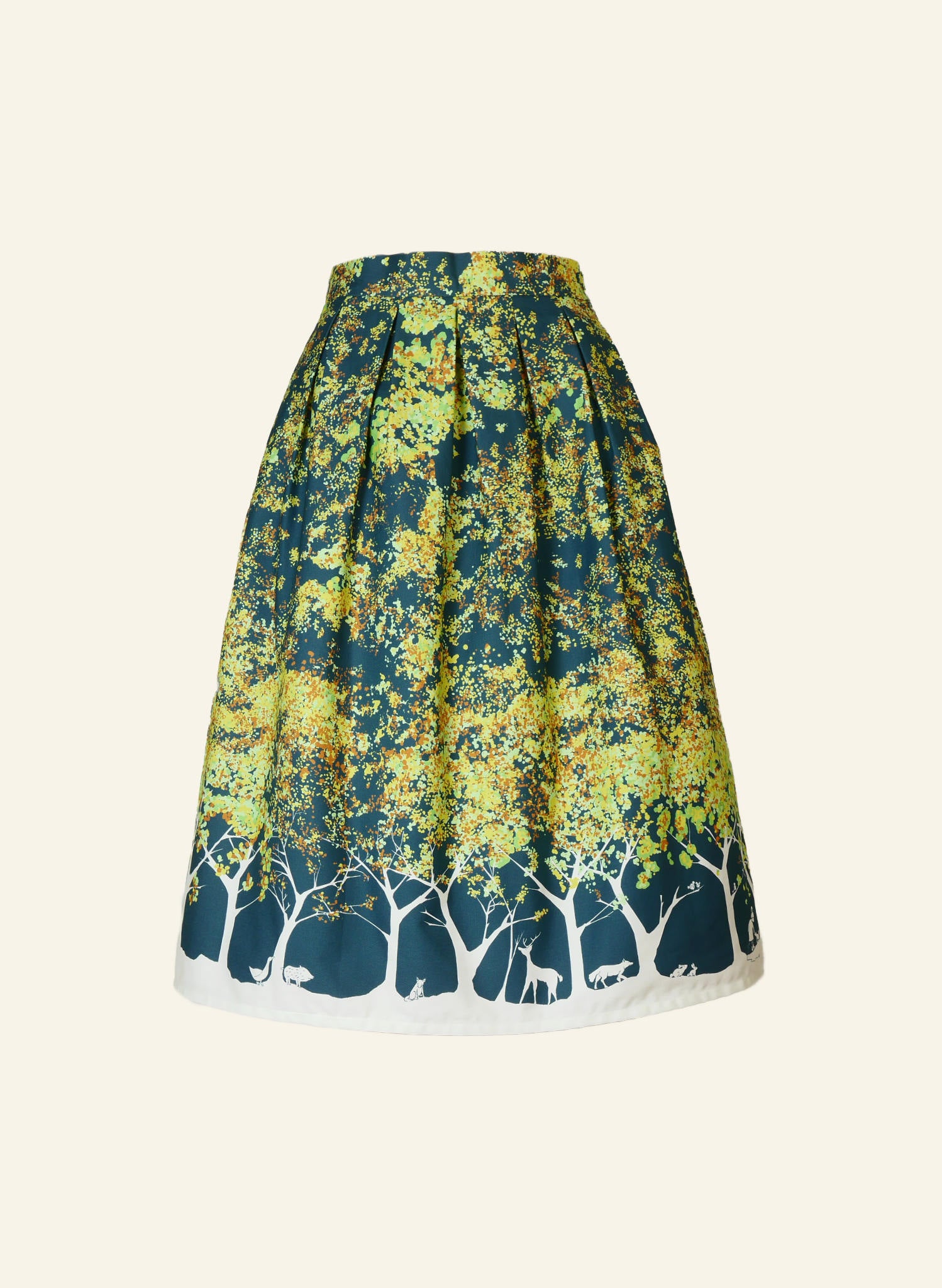 Ada - Navy Forest Skirt
