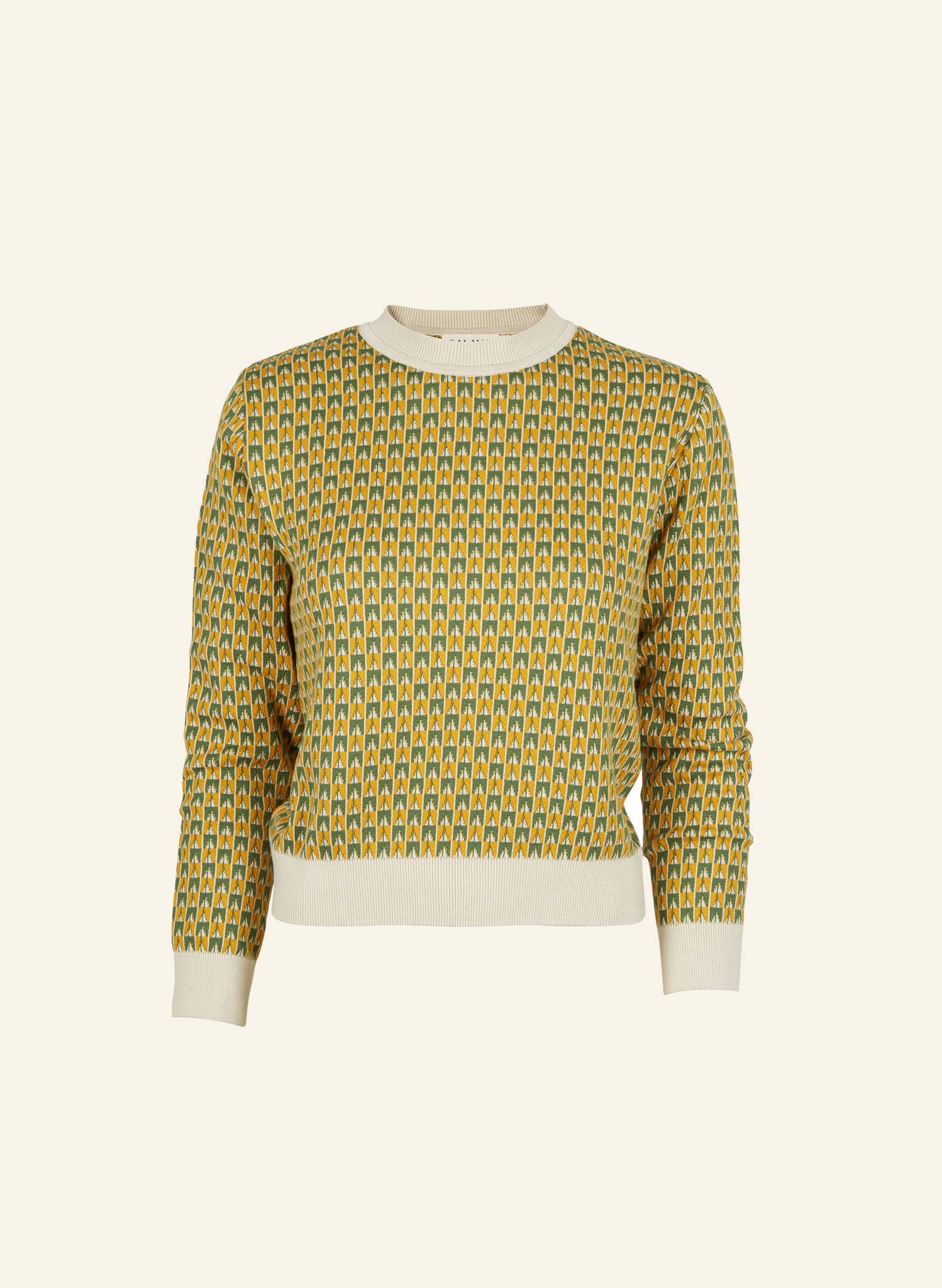 PRE LOVED - Alba - Mustard Rocket Organic Cotton Jumper