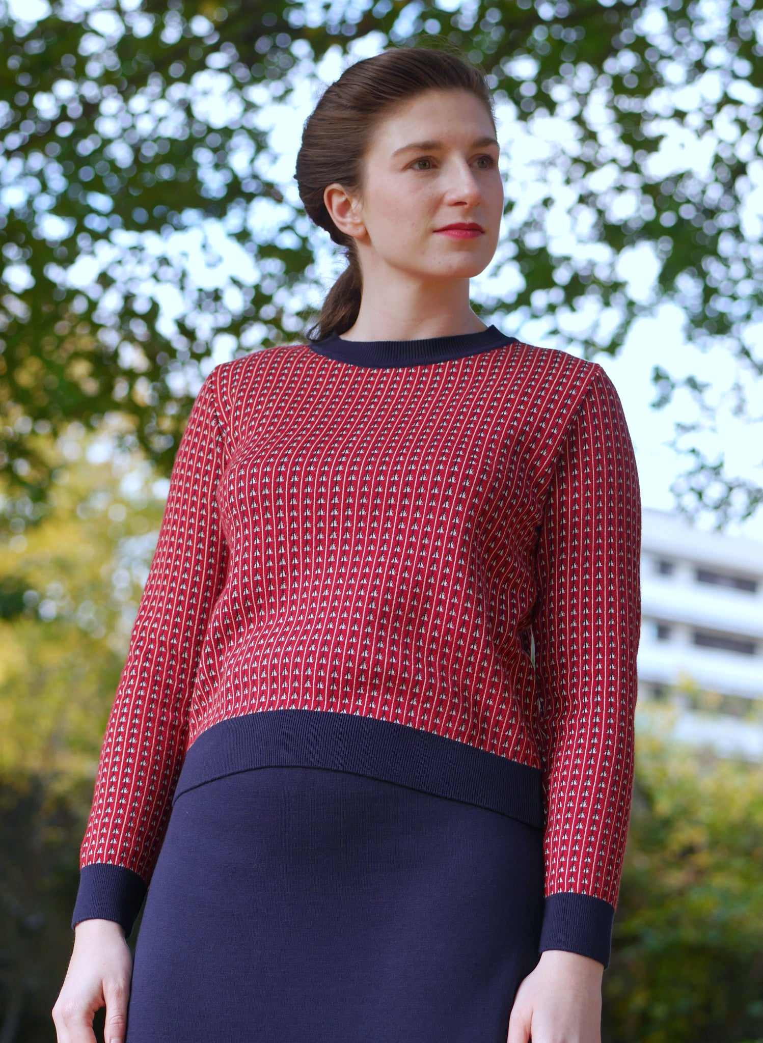 Alba Knitted Jumper - Red Rocket