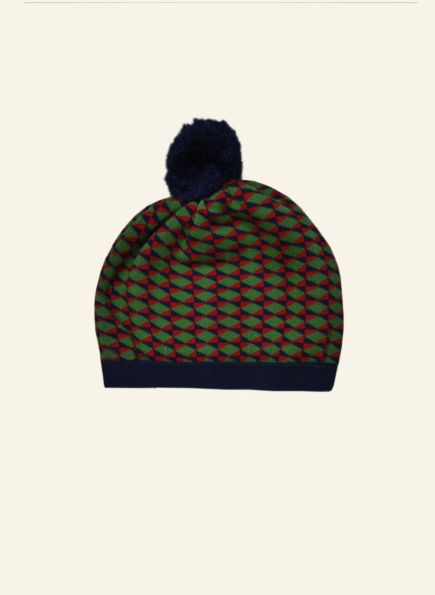 Knitted Hat - Navy Harman