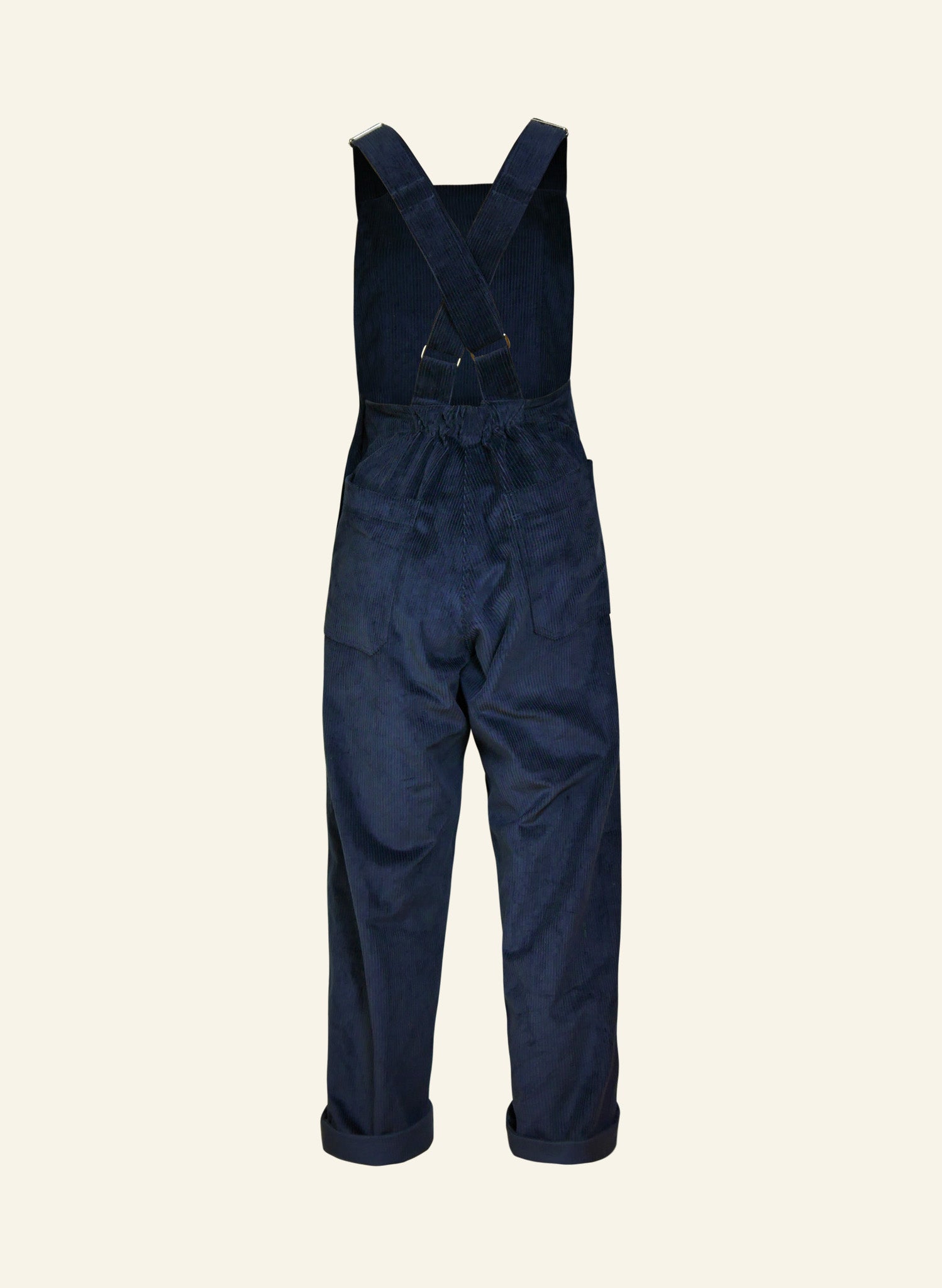 Women's Cotton Dungaree, Navy Blue Overall by MOUSQUETON GLAZY