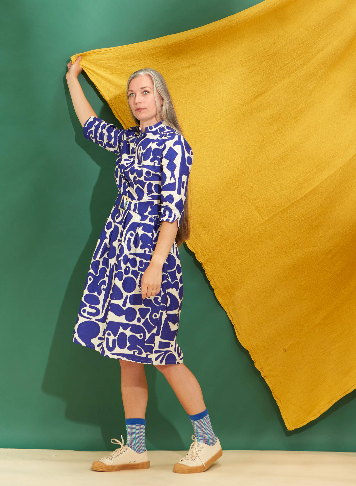 Archive Sale - Size 10 - Cynthia - Blue Cave Dress