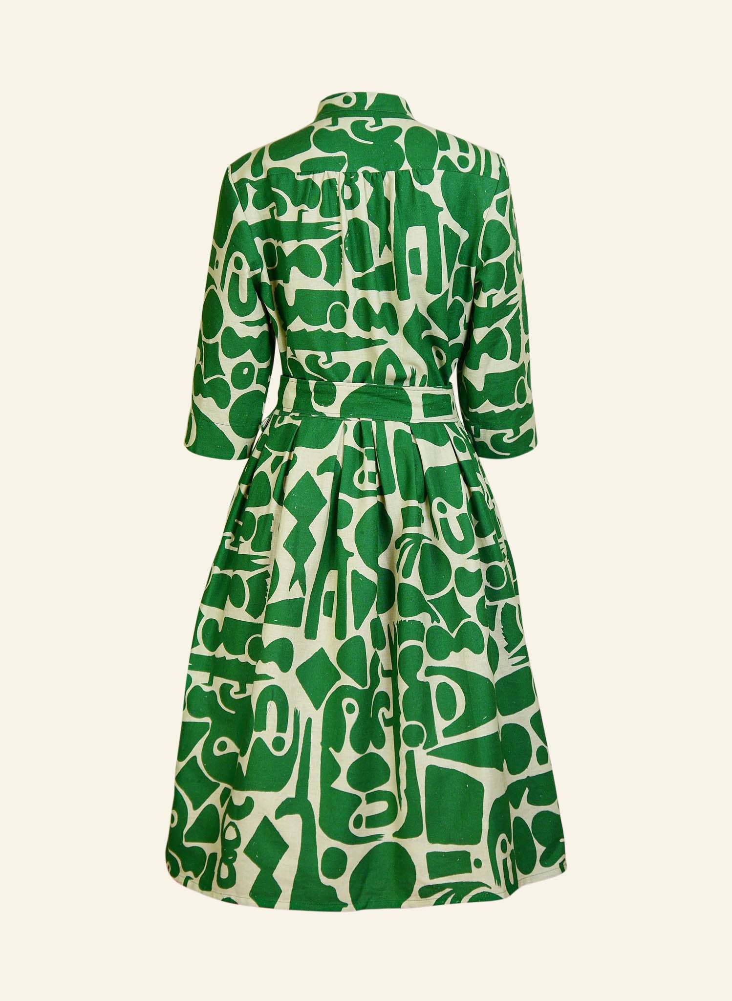 Cynthia - Green Cave Dress