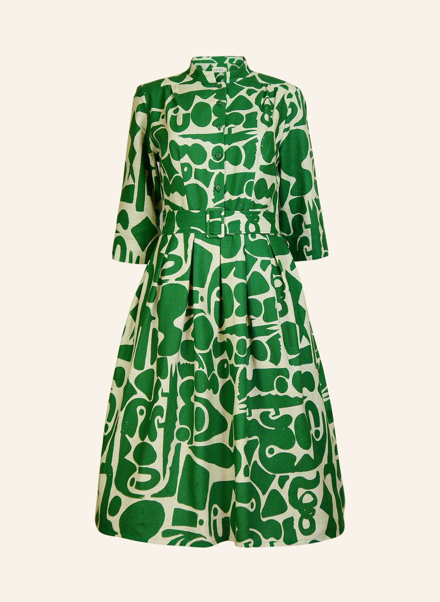 Cynthia - Green Cave Dress