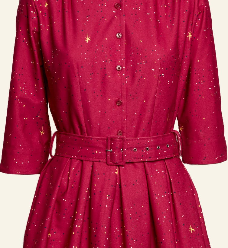 Archive Sale - Buckle Belt - Red Christmas