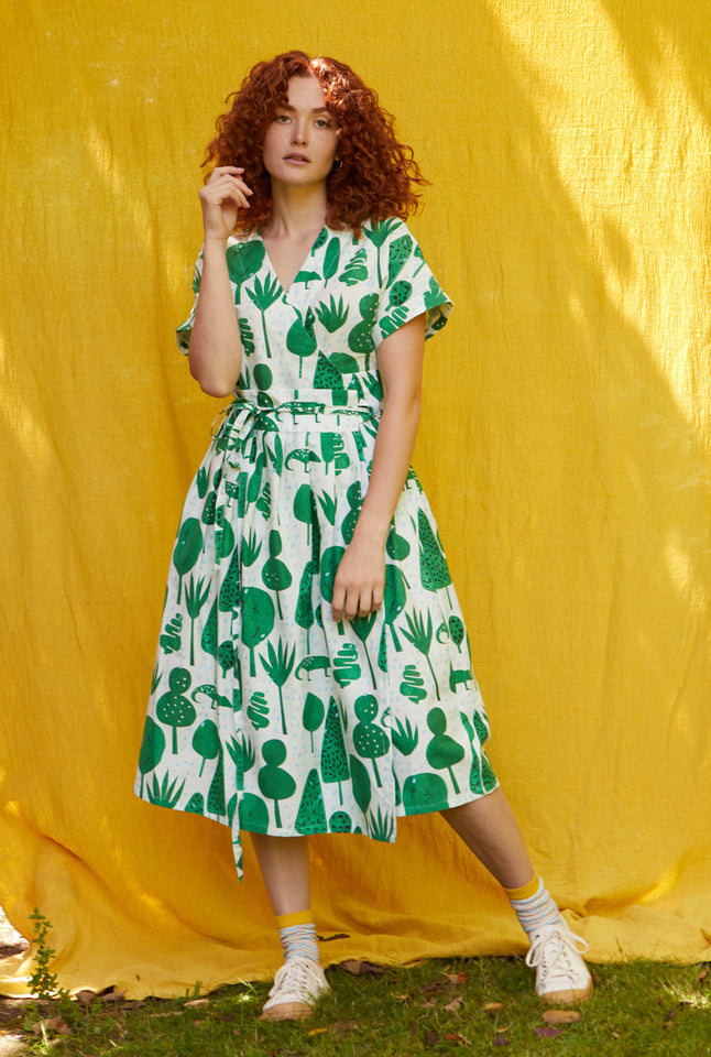 Esme - Ivory Topiary Dress