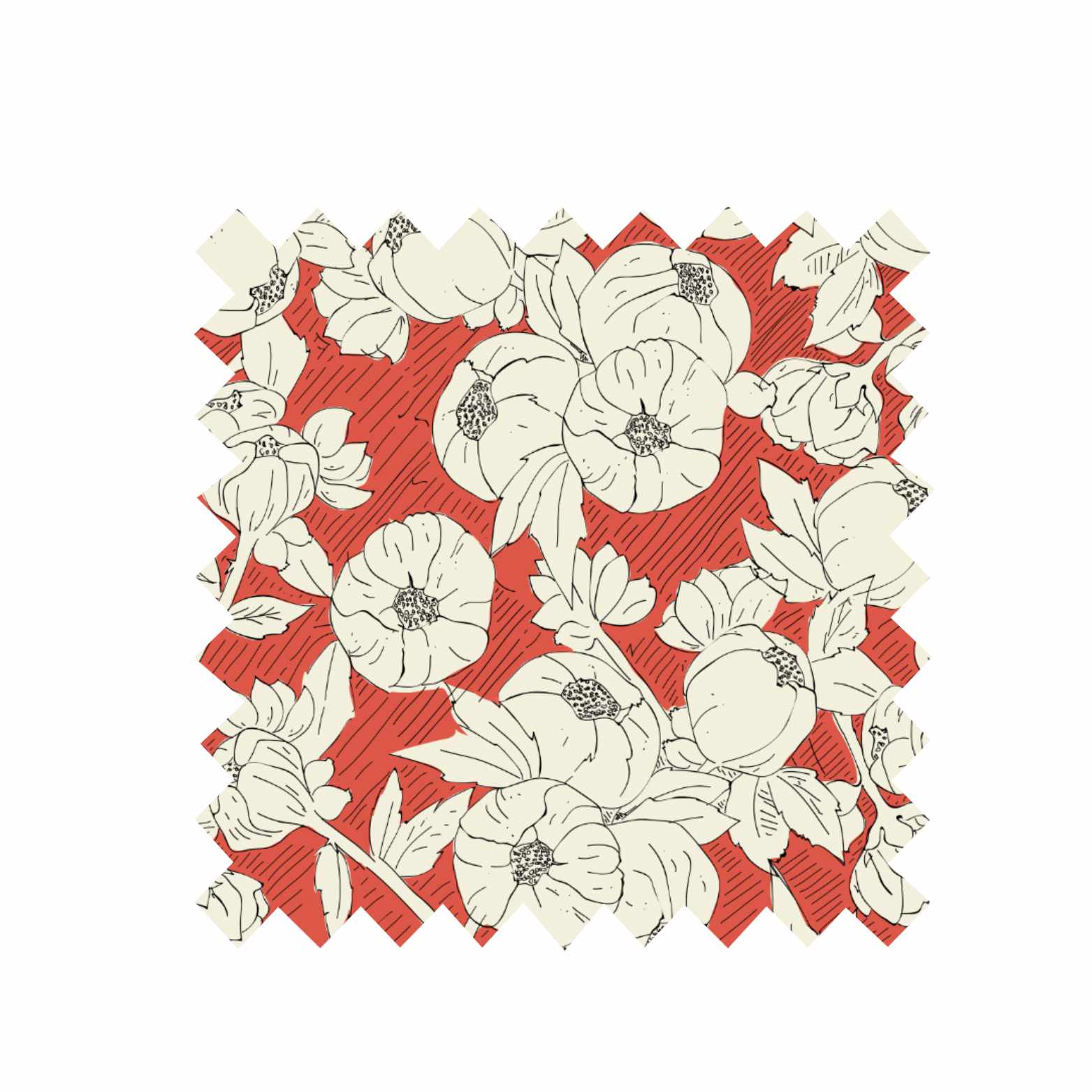 Remnant - 108x152cm - Red Pomegranate - Sateen