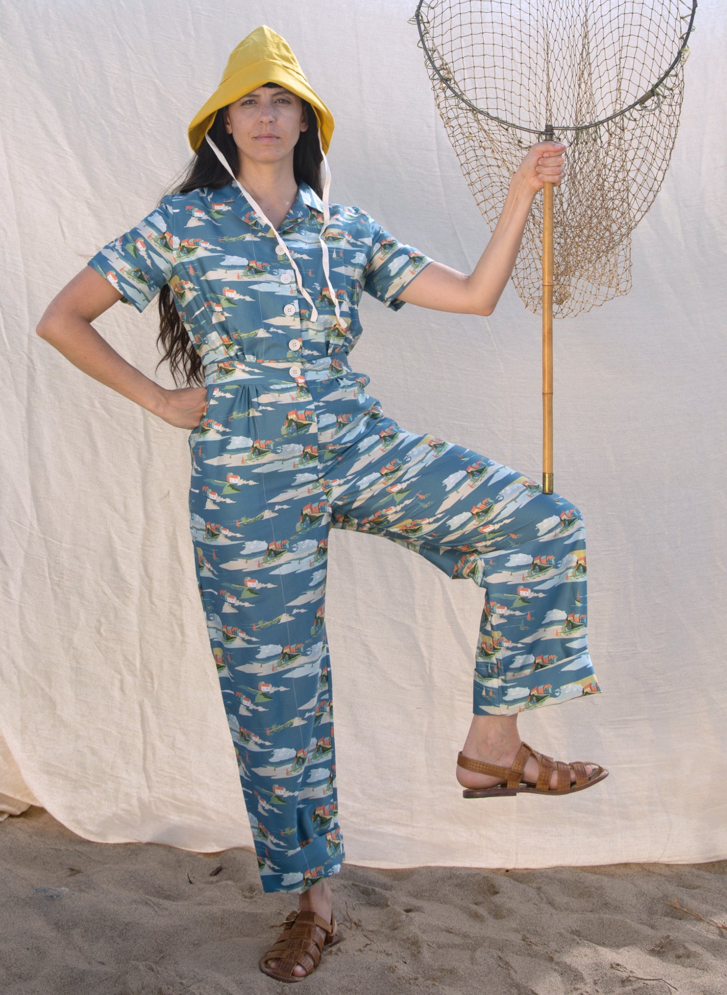 Francecsa Long Jumpsuit - Blue Robin Hood's Bay