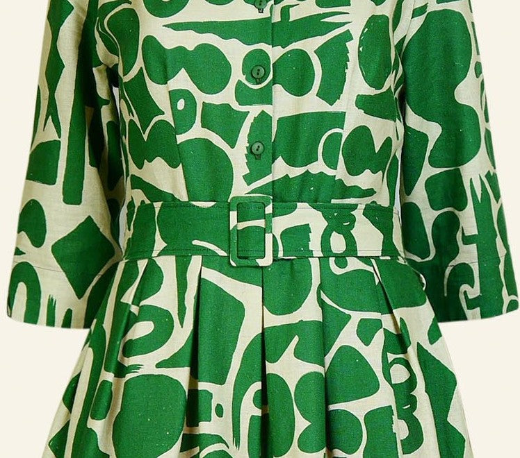 Archive Sale - Buckle belt - Green Cave