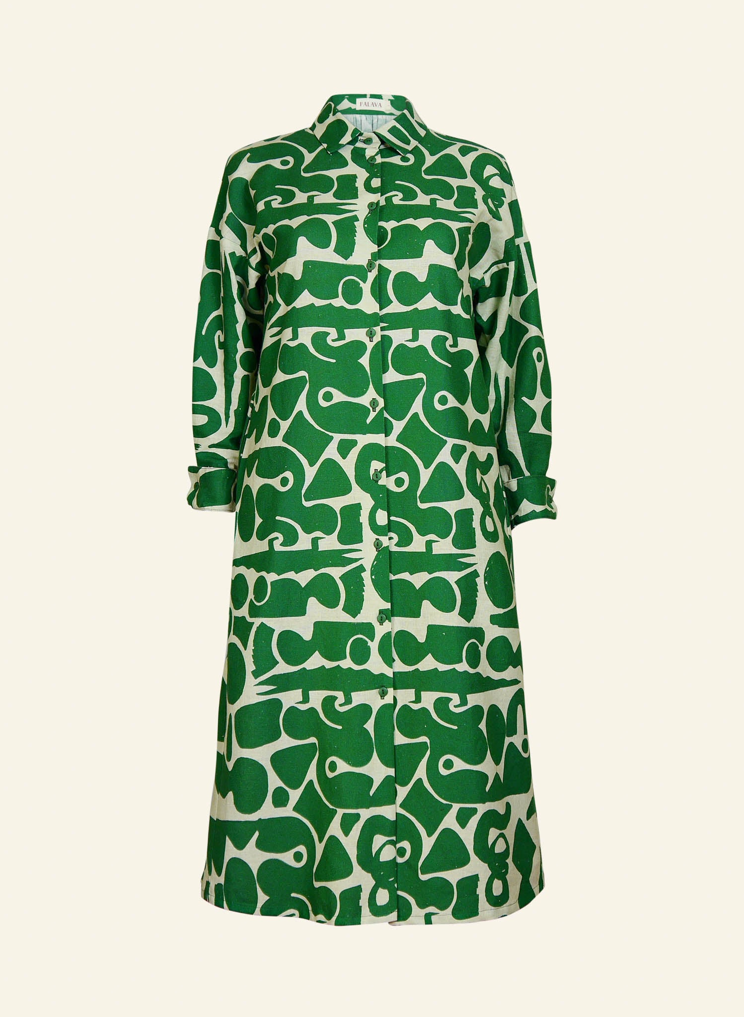 Cotton linen long dress club factory deals