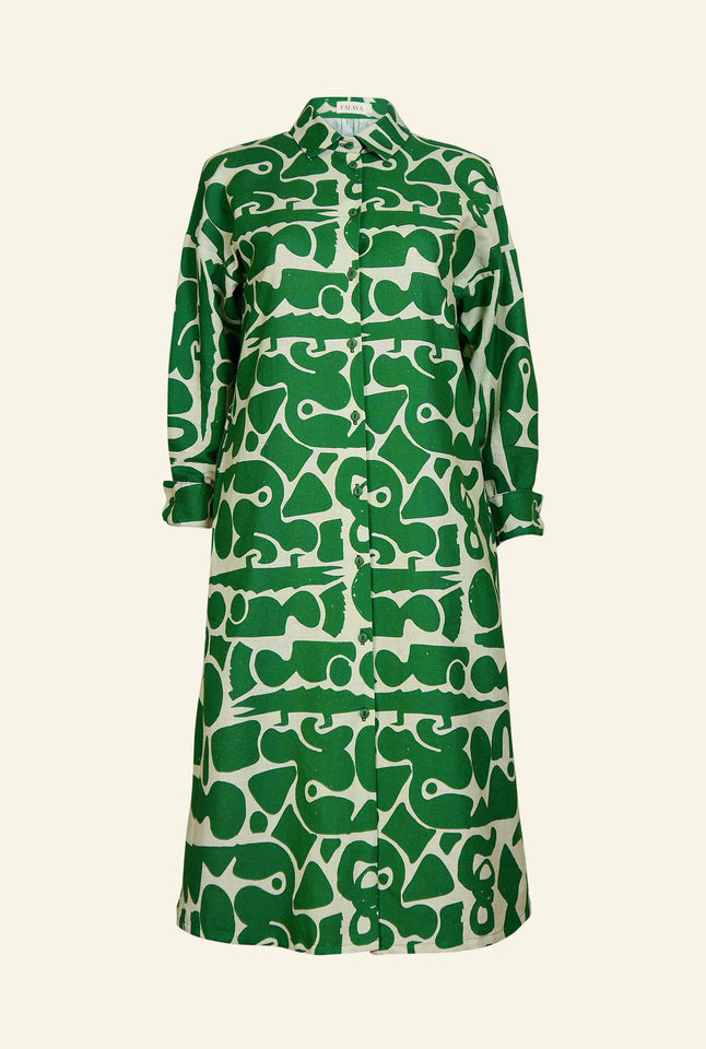 Izzy - Green Cave Dress
