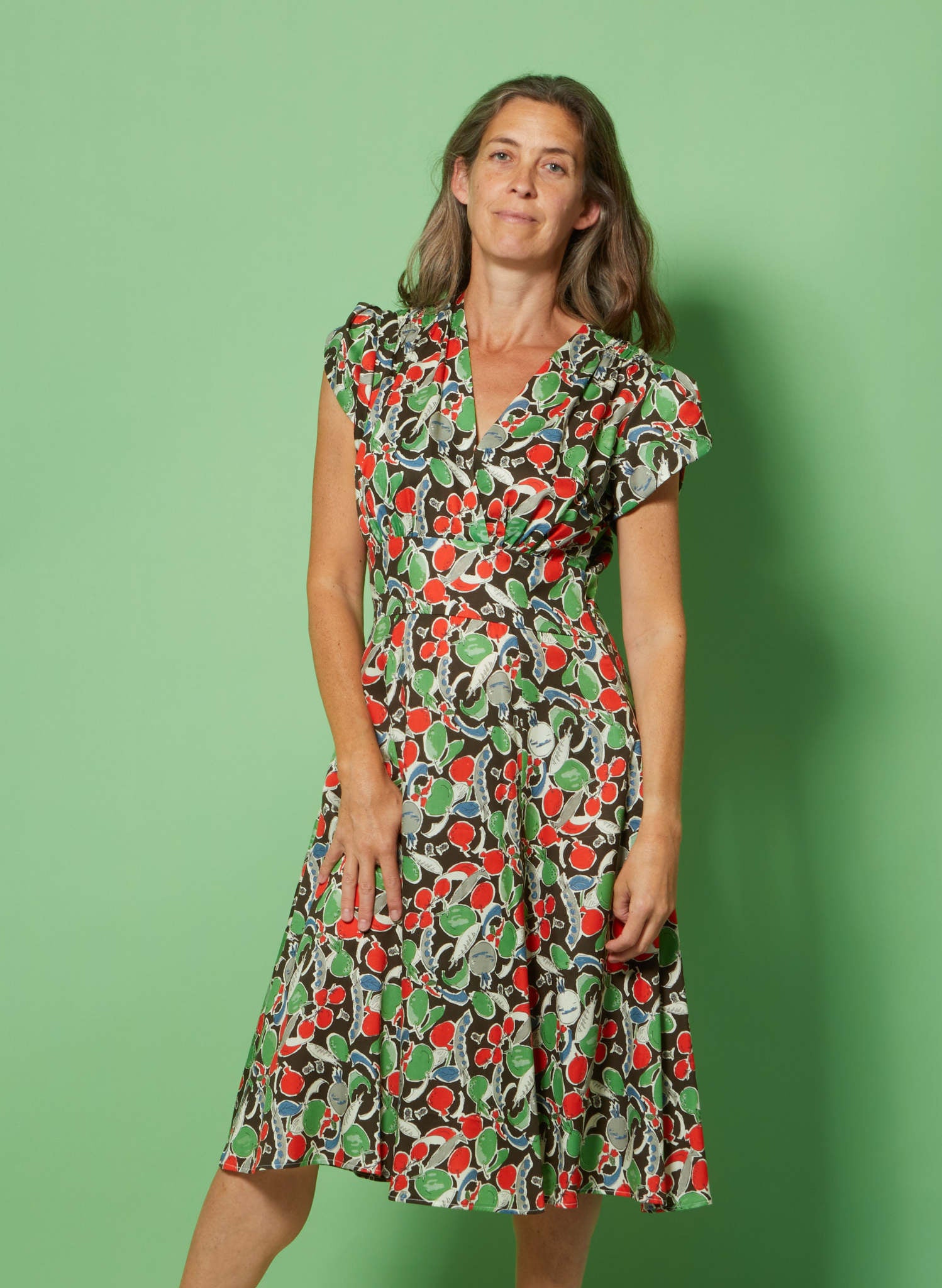 Archive Sale - Size 10 - Rita - Black Grow Your Own Dress