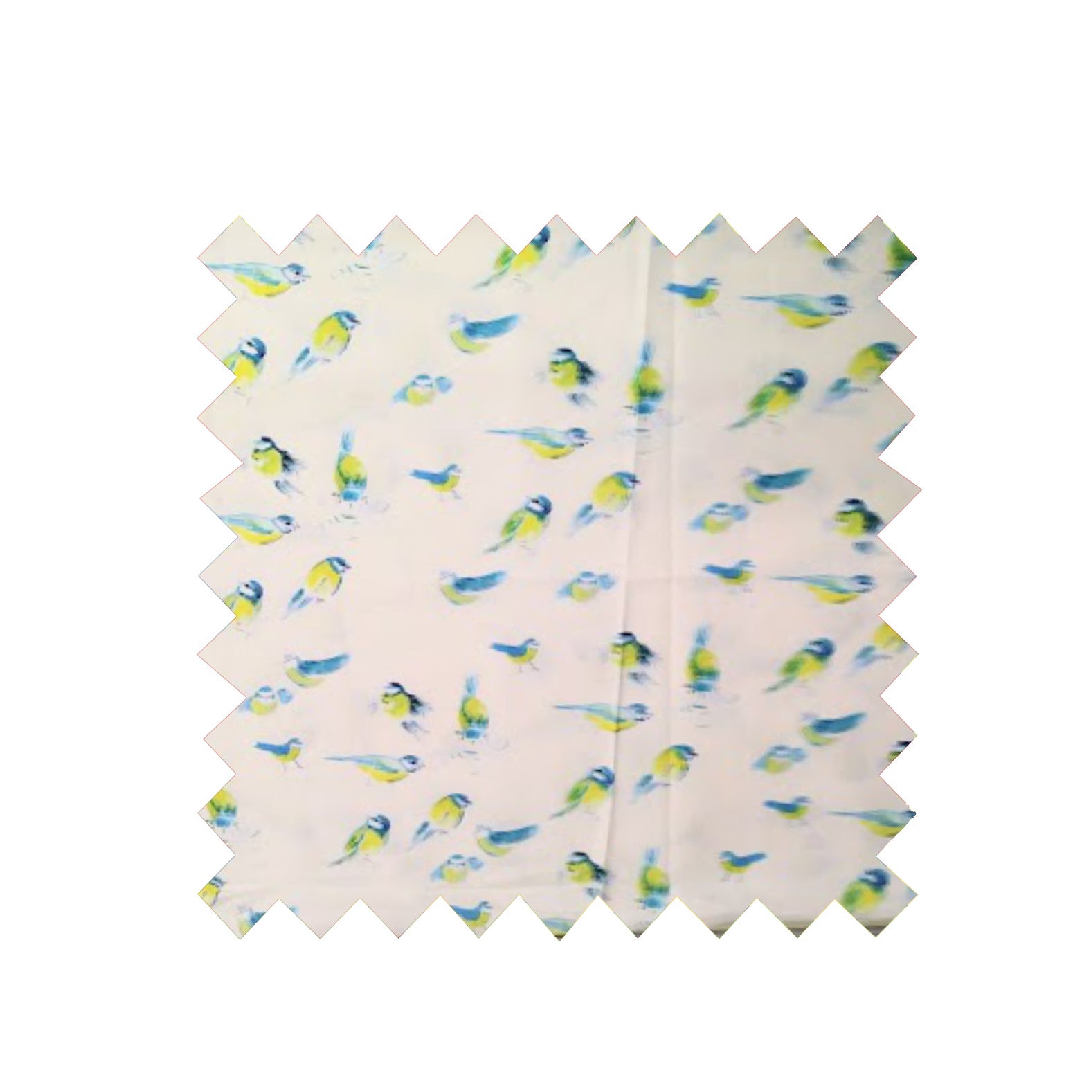 Remnant - 130cm x 148cm - Blue Tit - Sateen