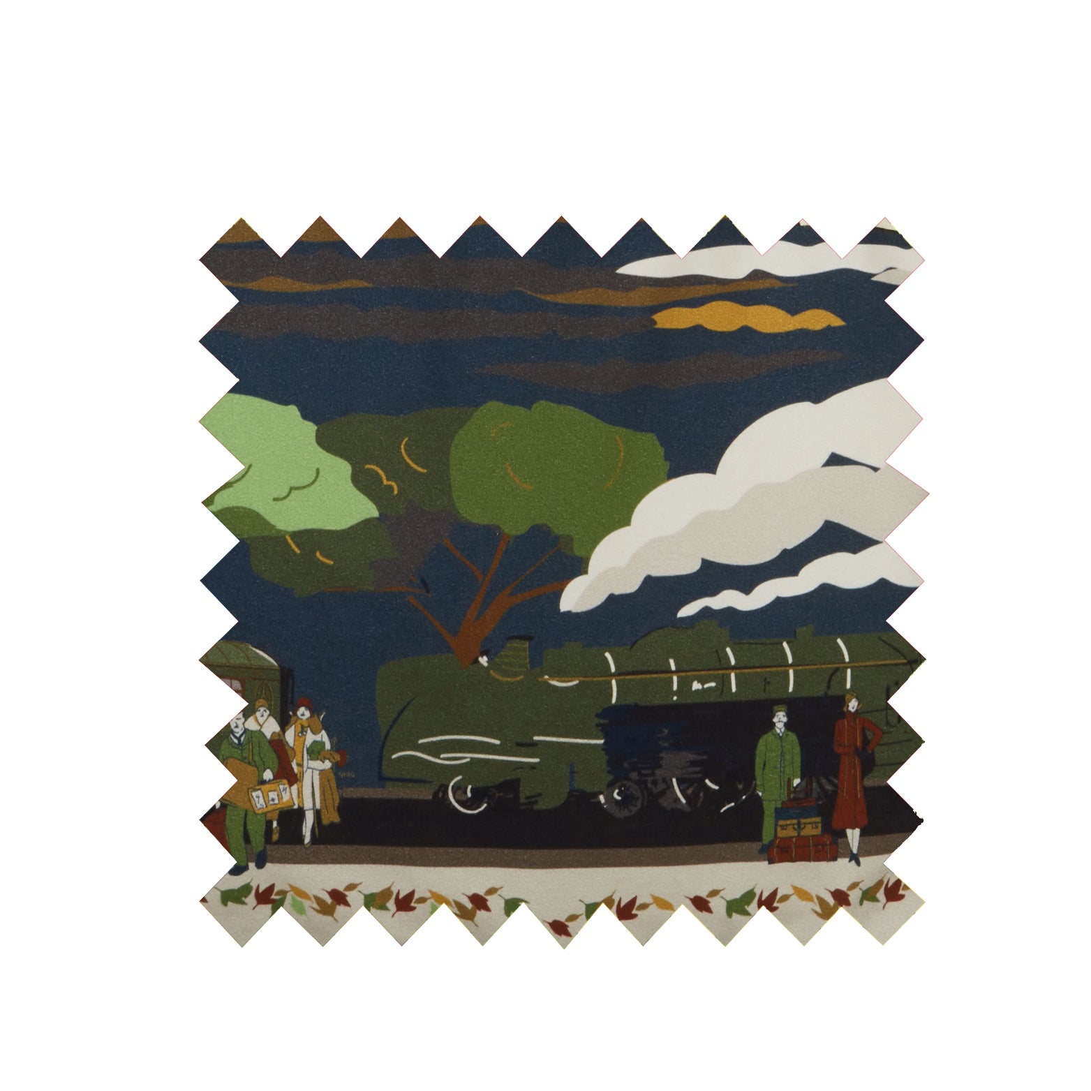 Remnant - 146cmx 170cm - Navy Flying Scotsman - Twill
