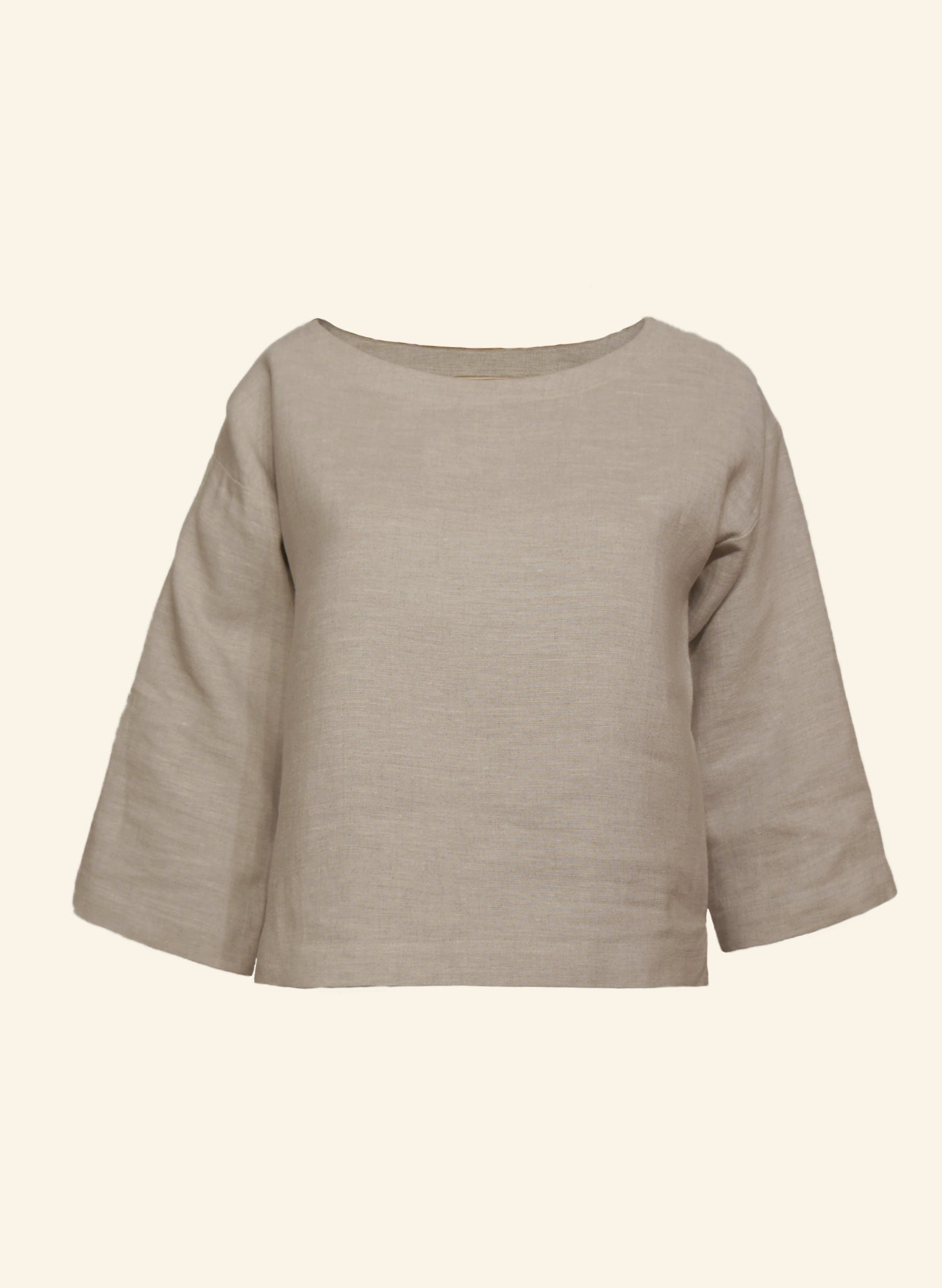 Tina Top - Natural Linen