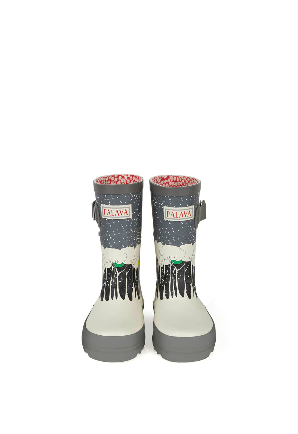 Archive Sale - Children's Wellington Boots - Grey Snowstorm