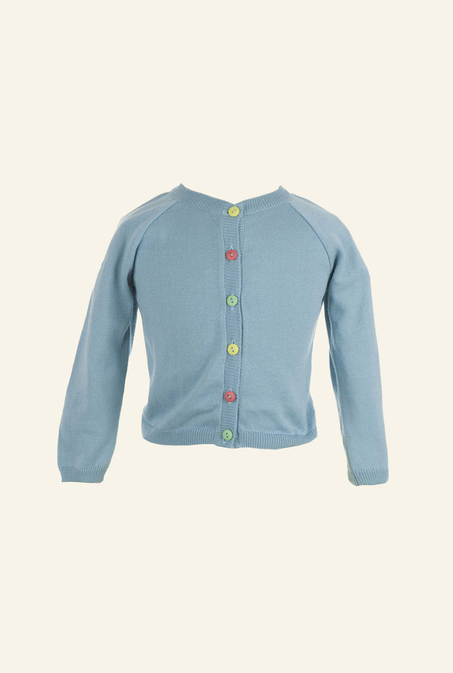 Children's Classic Cardigan - Sky Blue