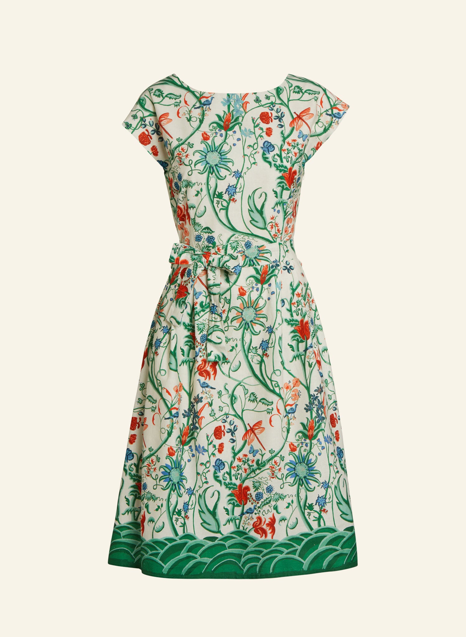 Beatrice Cap - Ivory Tapestry Dress