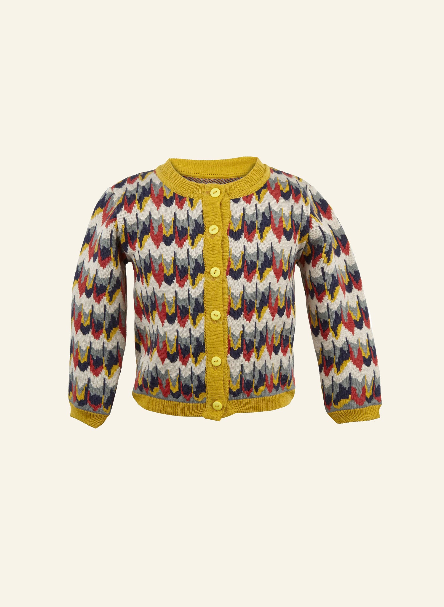 Children's Cardigan - Marbled Feathers