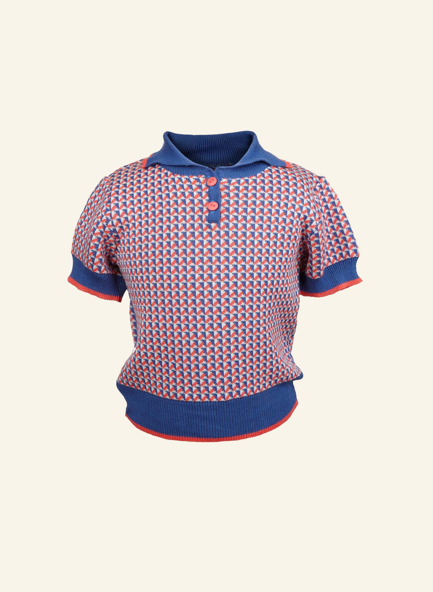 Children's Top - Blue/Coral Fly Away