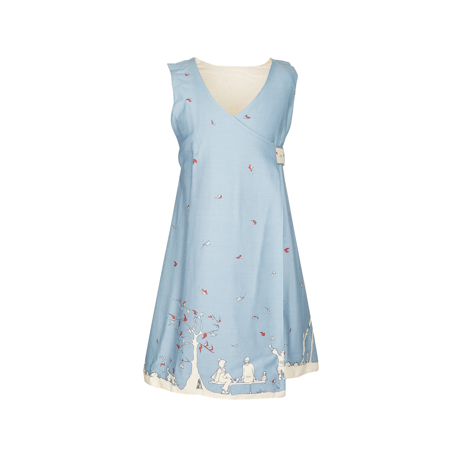 Archive Sale - Age 2-3- Junko dress - Aunt Eva cream