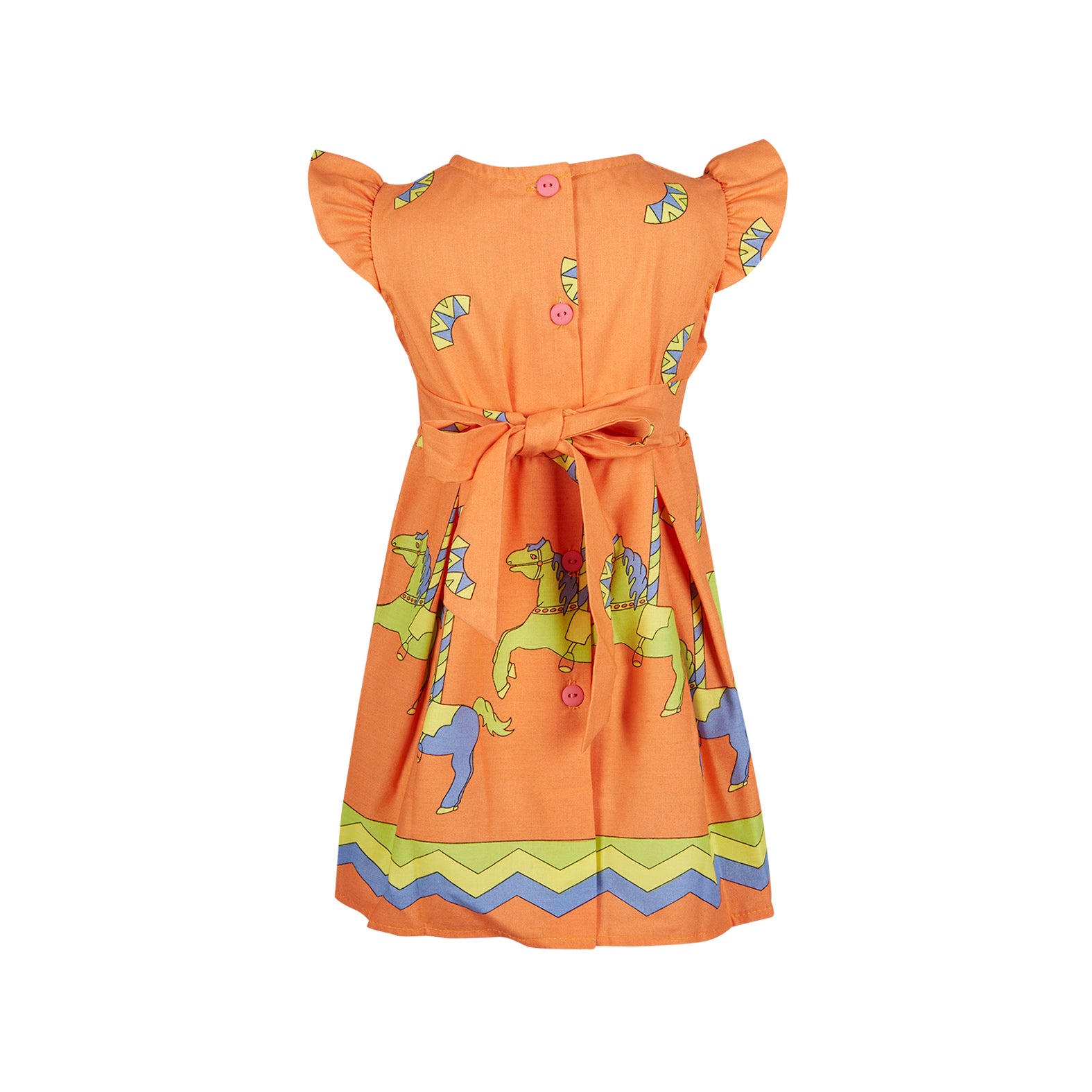 Archive Poppy - Lizzie Dress - Orange Carosel