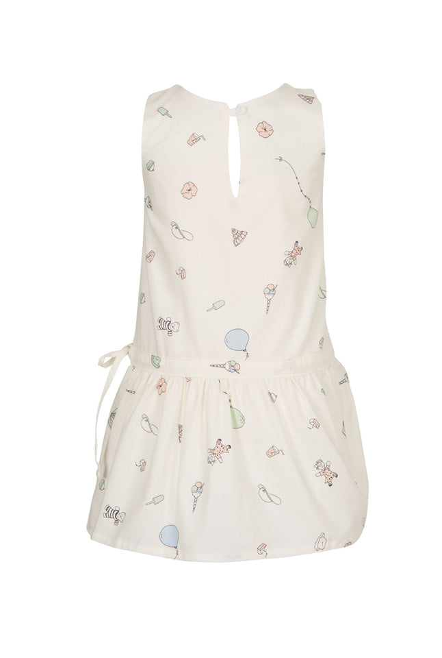 Archive sale - Emily dress - Birthday Bash Cream Pink