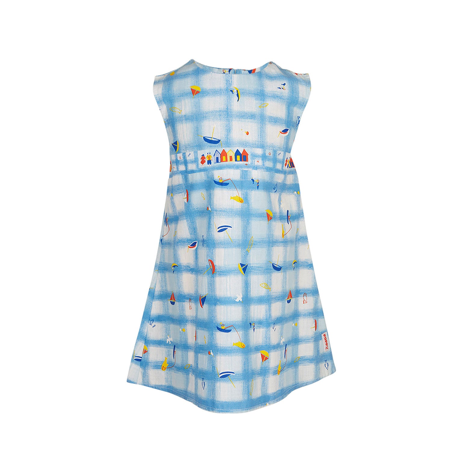 Archive Sale - Age 4-5- Patsy Dress - Seaside Beach Huts