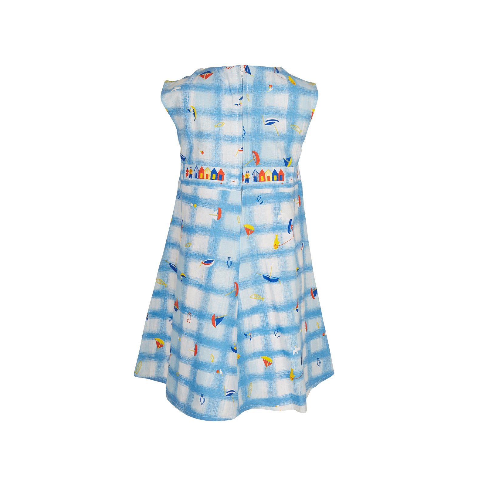 Archive Sale - Age 4-5- Patsy Dress - Seaside Beach Huts