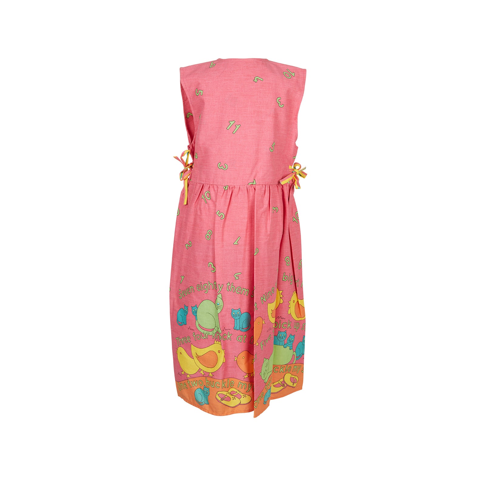 Wrapover Pinafore Dress - Pink Buckle My Shoe