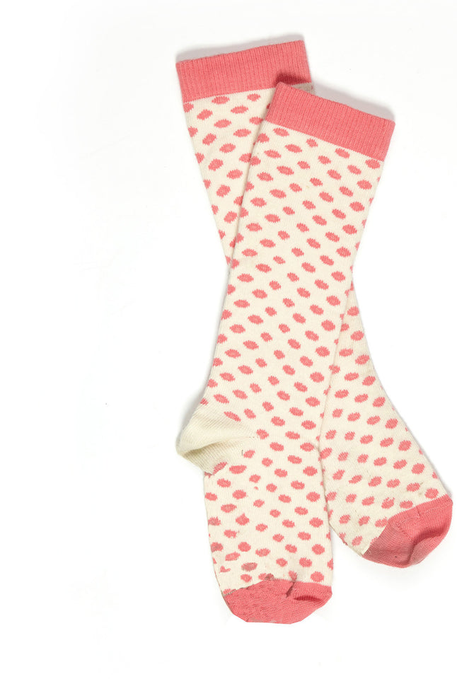 Children's Socks - Pink Floral Dot - Palava