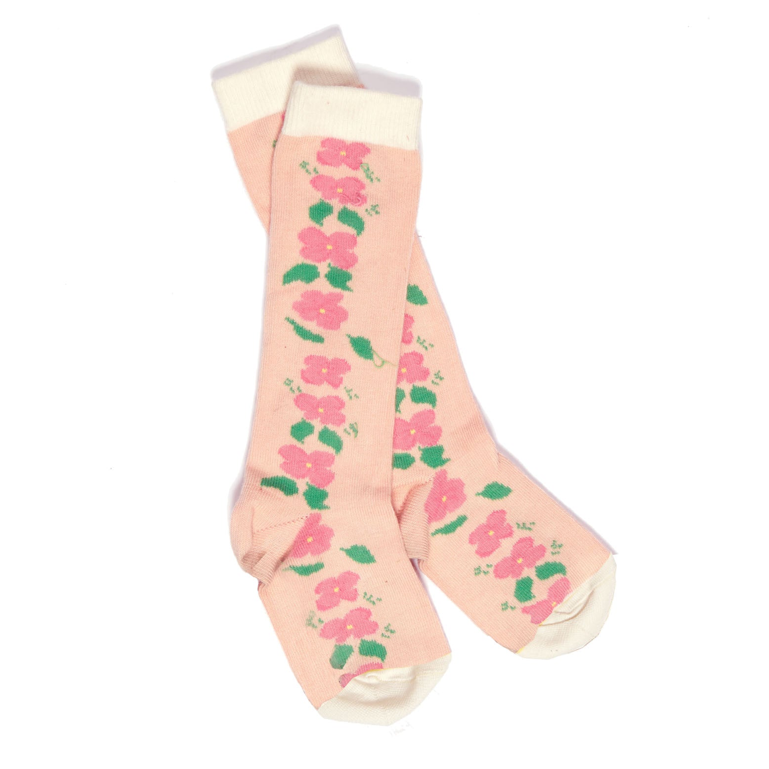Children's Socks - Peach Floral - Palava